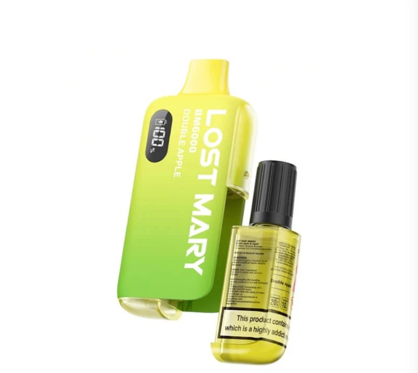 Lost Mary BM6000 Double Apple Disposable Vape - 20mg