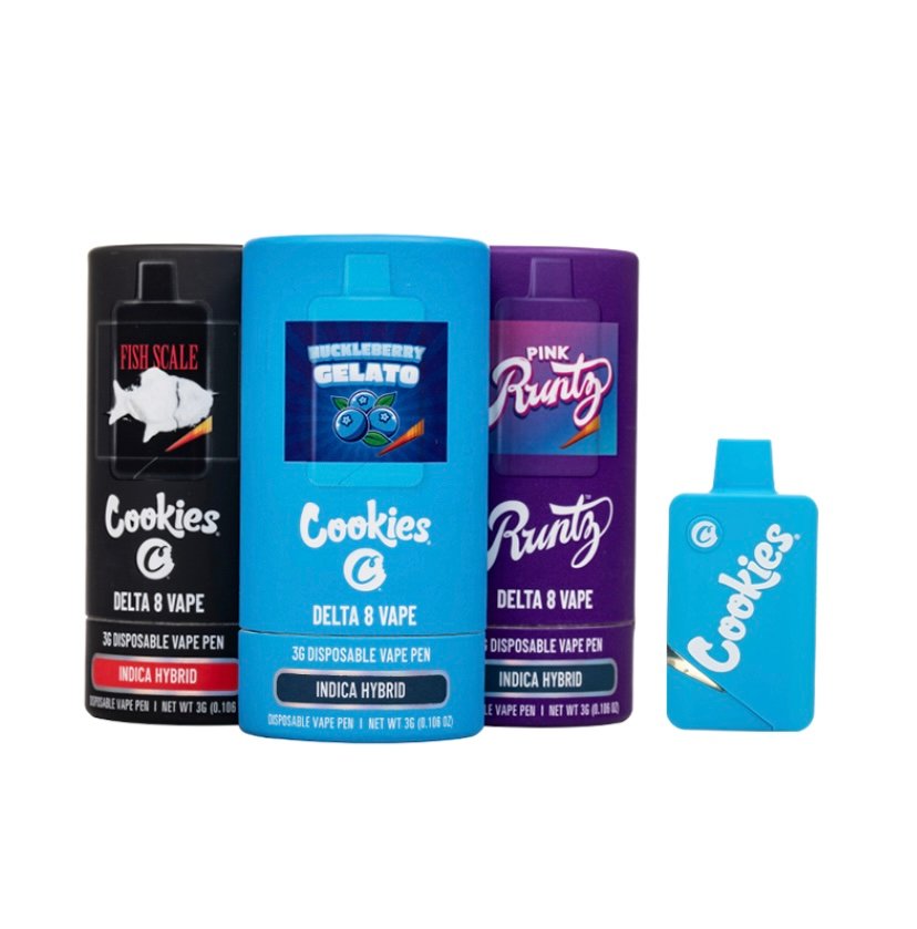 Pink Runtz (Indica Hybrid)-Cookies Delta 8 Disposable 3G - Image 3