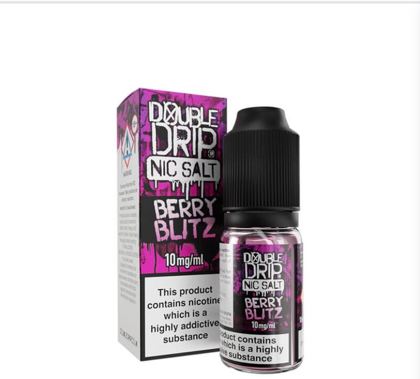 Double Drip Berry Blitz Nic Salt E-Liquid 10ml