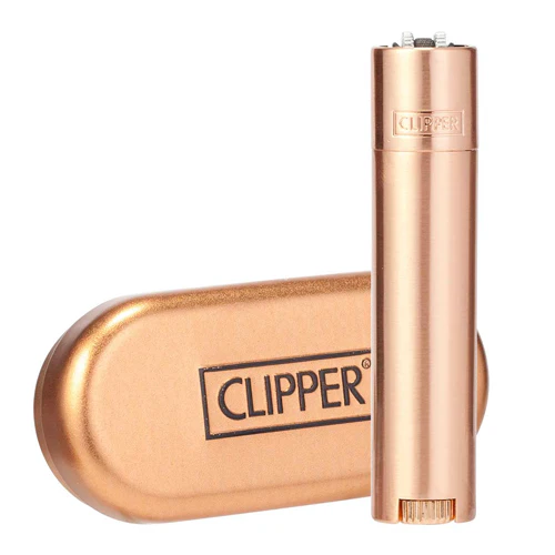 Clipper Metal Flint Lighter - Rose Gold (Limited Edition)
