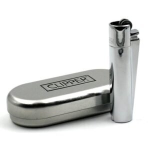 Clipper Metal Flint Lighter - Silver