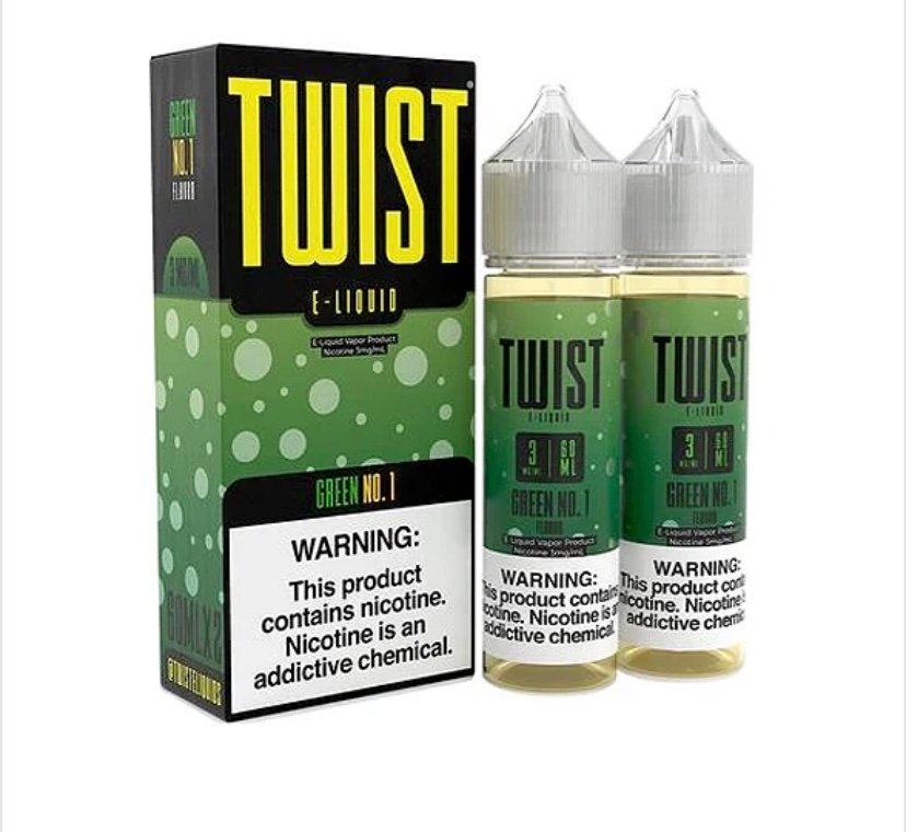 Green No.1 (Honeydew Melon Chew) by Lemon Twist 120ml (2x60ml) - Image 2