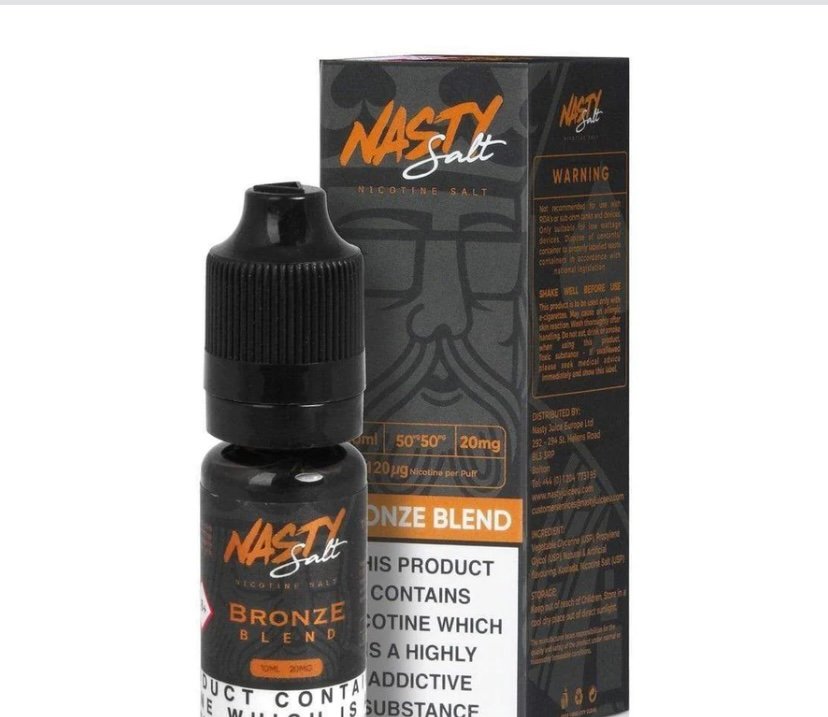 Nasty Juice Nic Salt 10ml - Bronze Blend
