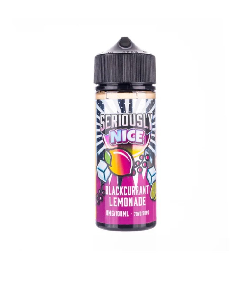 Cool Blackcurrant Lemonade 100ml Shortfill E-Liquid by Seriously Nice
