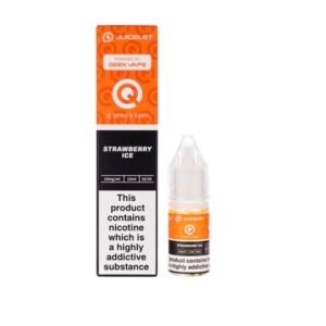 Strawberry Ice Q Series 6000 Nic Salt E-Liquid by Juicelet