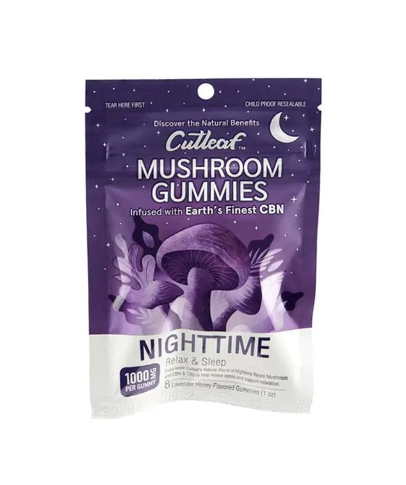 CUTLEAF ZERO THC MUSHROOM GUMMIES 8PCS - Image 2