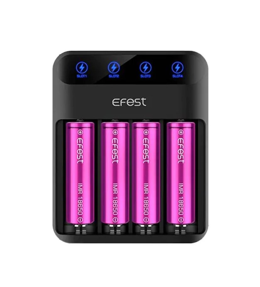 EFEST LUSH Q4 BATTERY CHARGER 4-BAY INTELLIGENT LED - Image 2