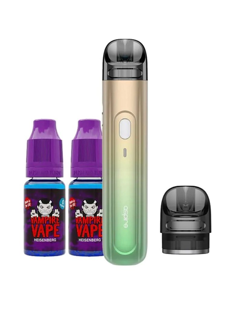 Aspire Flexus Q Pod Kit & E-Liquids Bundle
