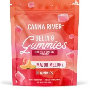DELTA 9 THC GUMMIES WITH CBD – MAJOR MELONZ – CANNA RIVER