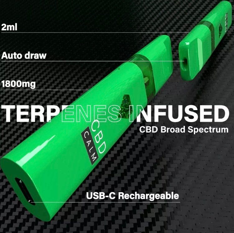 Natural - CBD Distillate 1800mg Disposable Vape | CBD Calm - Image 4