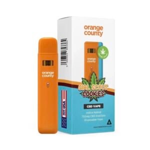 Girl Scout Cookies - CBD Terpenes 750mg Disposable Vape | Orange County CBD