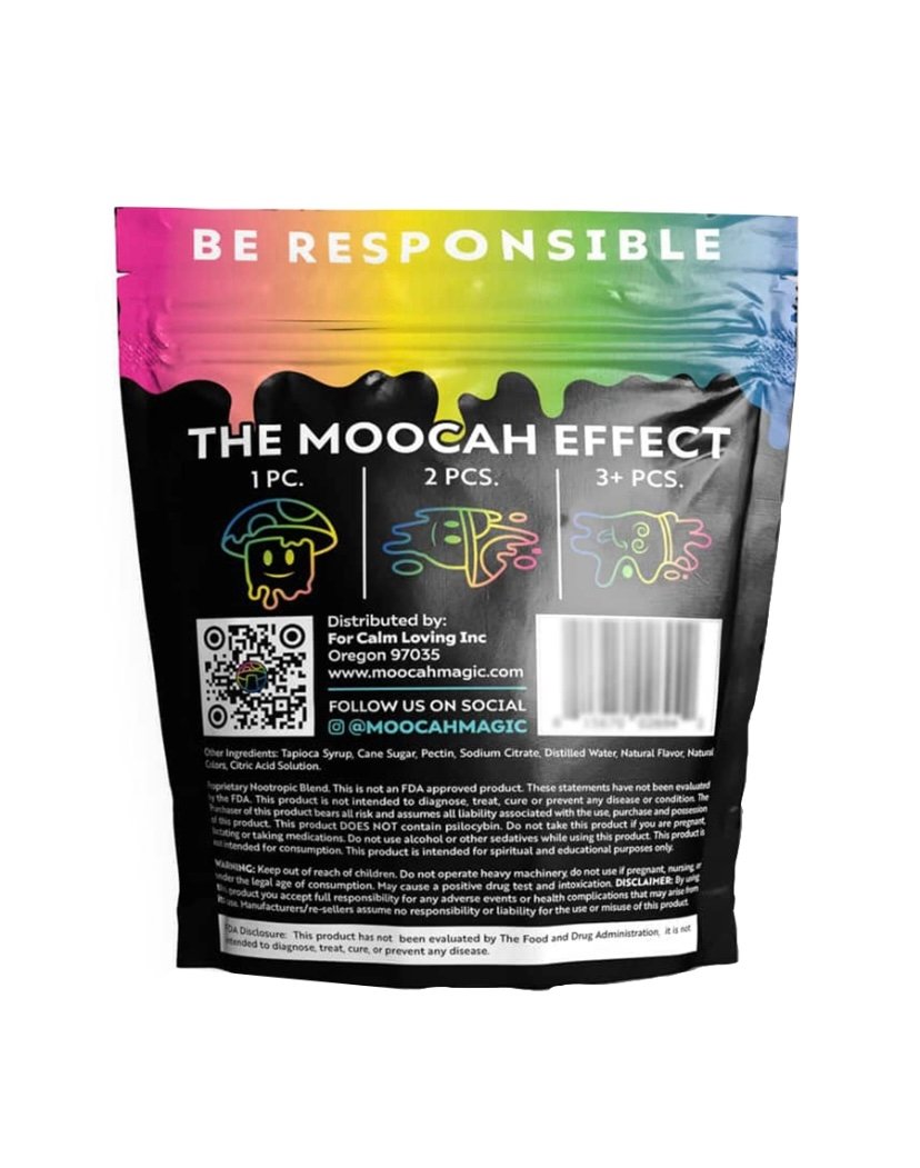 Watermelon Wave Moocah Mega Dose Mushroom Gummies 5ct - Image 2