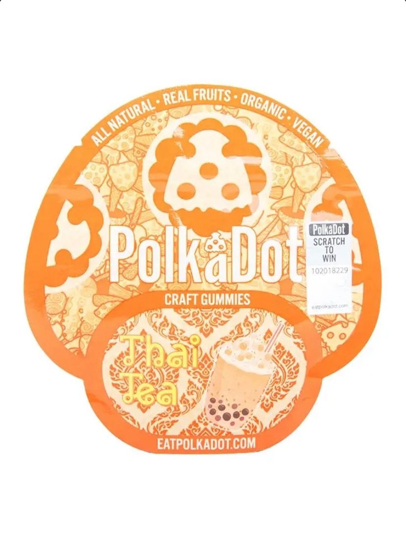 Thai Tea Polkadot Craft Gummies 4G