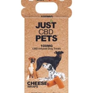 Cheese Wraps Just CBD Dog Treats 100mg
