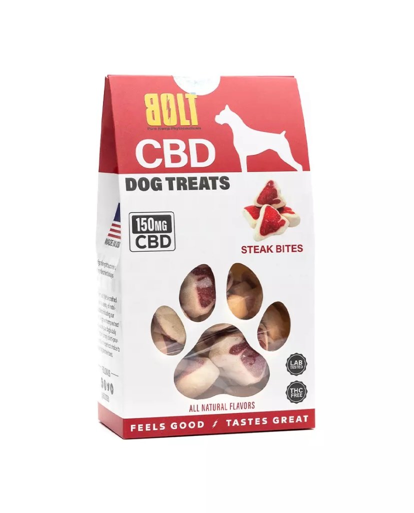 Steak Bites Bolt CBD Dog Treats 150mg