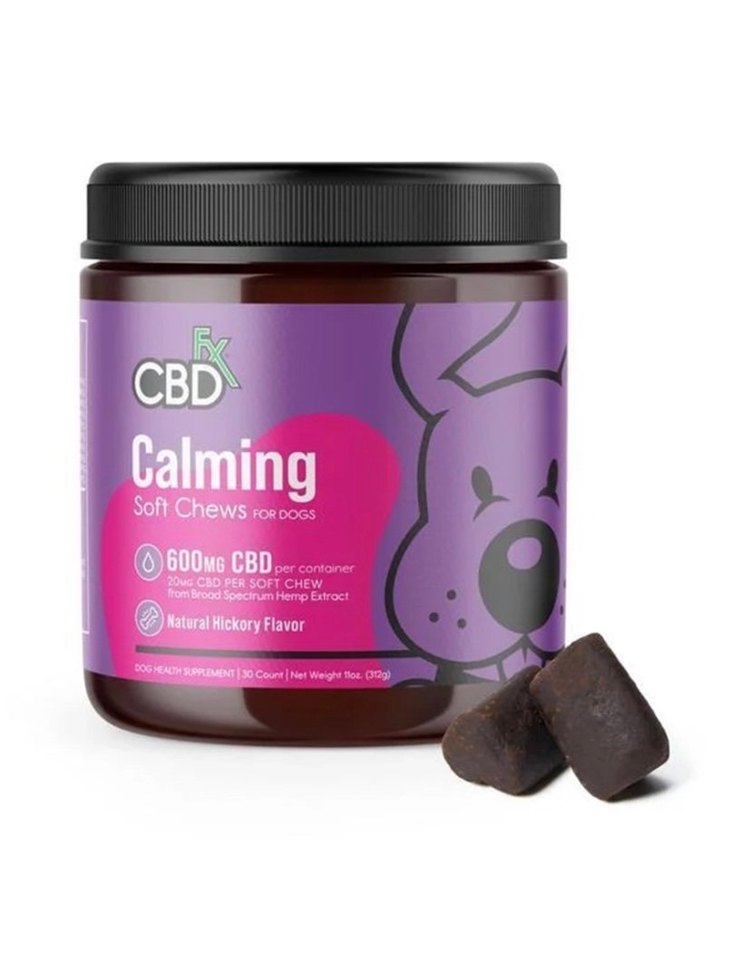 CBDfx Calming Soft Chews For Dogs 600mg CBD