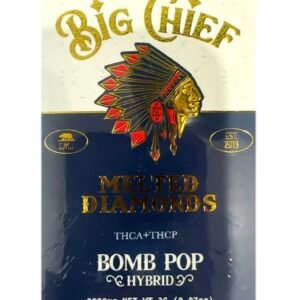 Bomb Pop Big Chief Melted Diamonds THCA+THCP Cart 2G