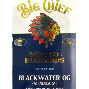 Blackwater OG Big Chief Melted Diamonds THCA+THCP Cart 2G