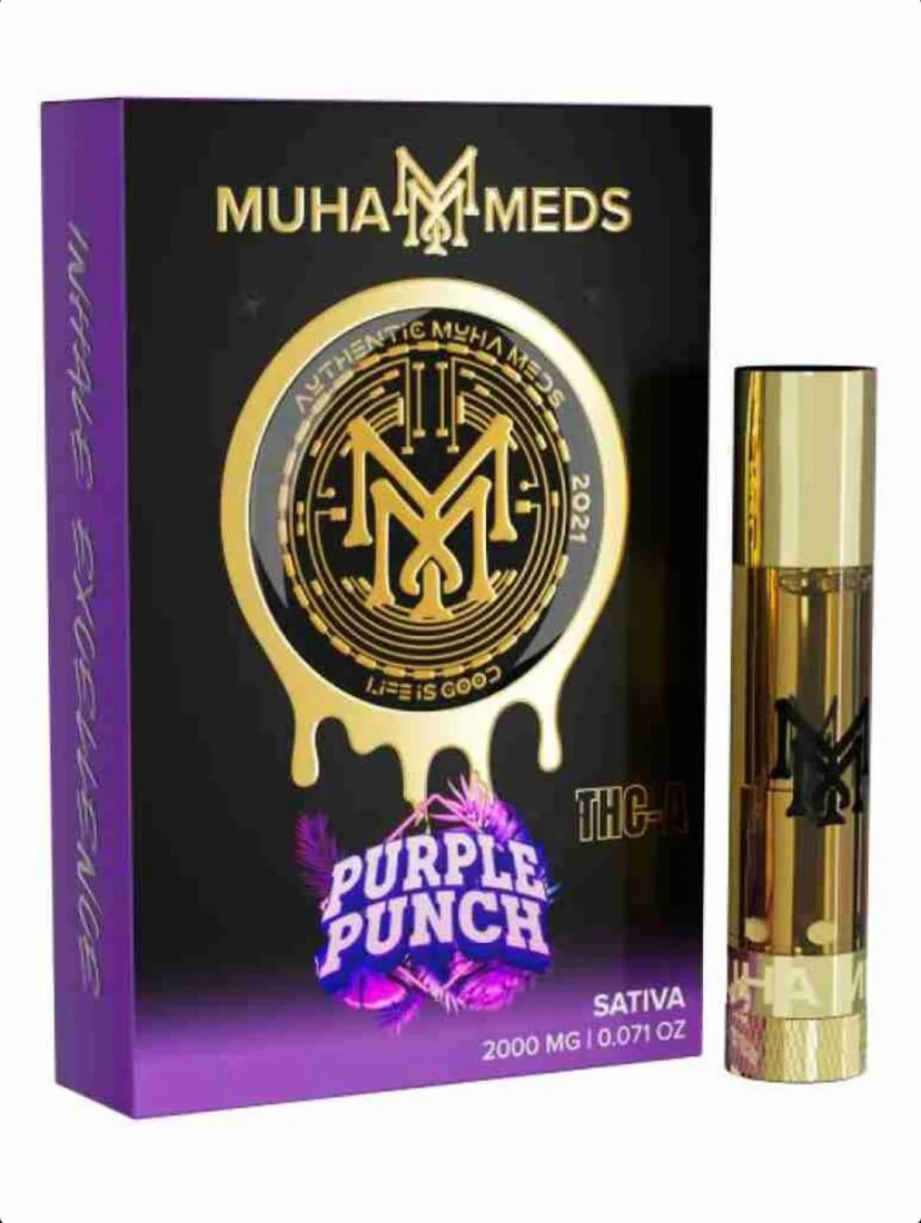 Purple Punch Muha Meds THC-A Cartridge 2G