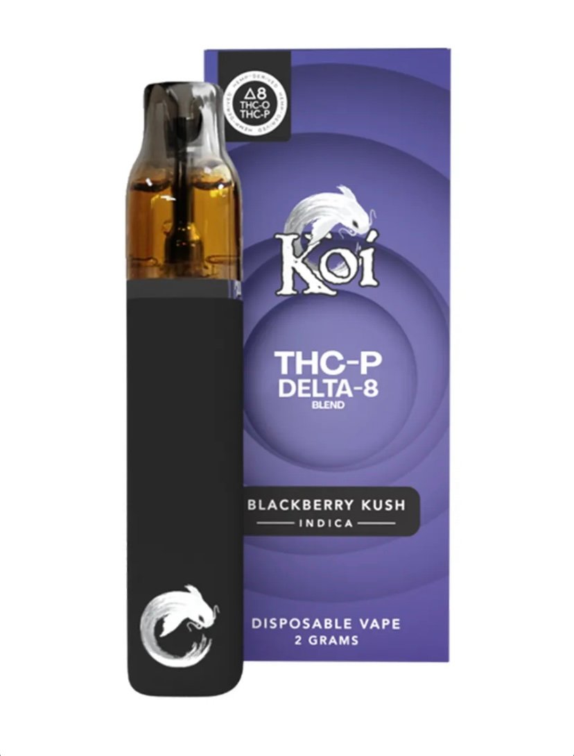 Blackberry Kush Koi D8 Blend Vape 2G