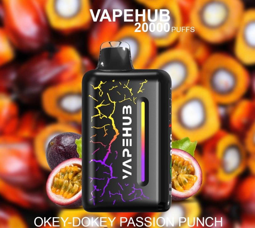 VAPEHUB OKEY-DOKEY PASSION PUNCH – 20000 PUFFS