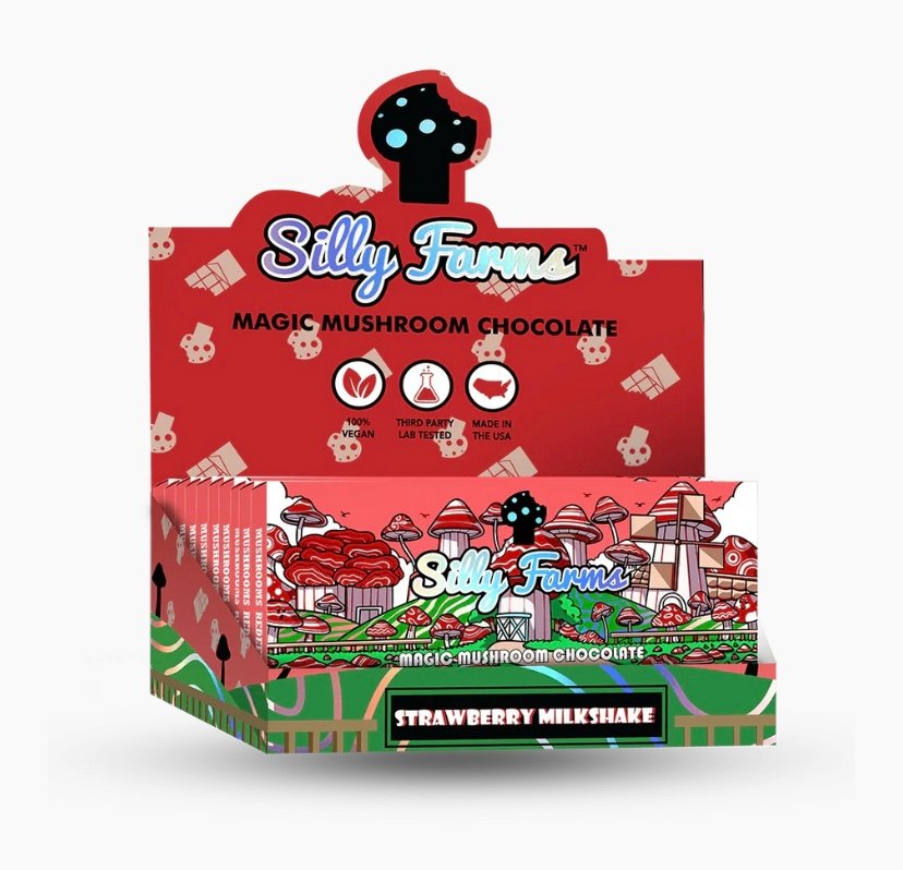 Silly Farms Magic Mushroomm Chocolate Bar 7GM - Image 2